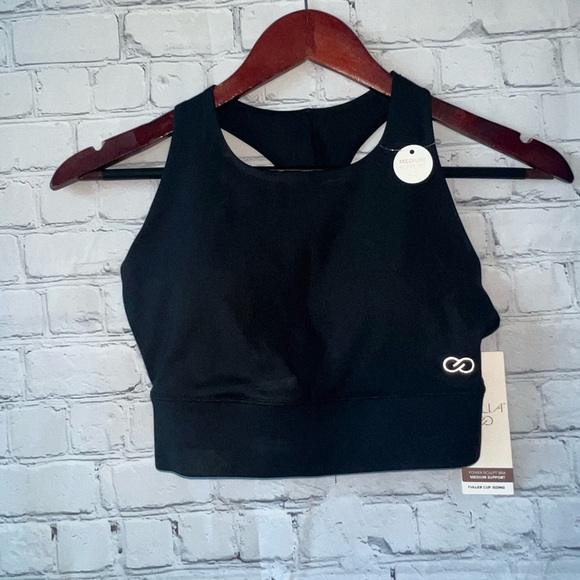 BRAND NWT Calia Medium Support Black sports bra size XS - Picture 2 of 14